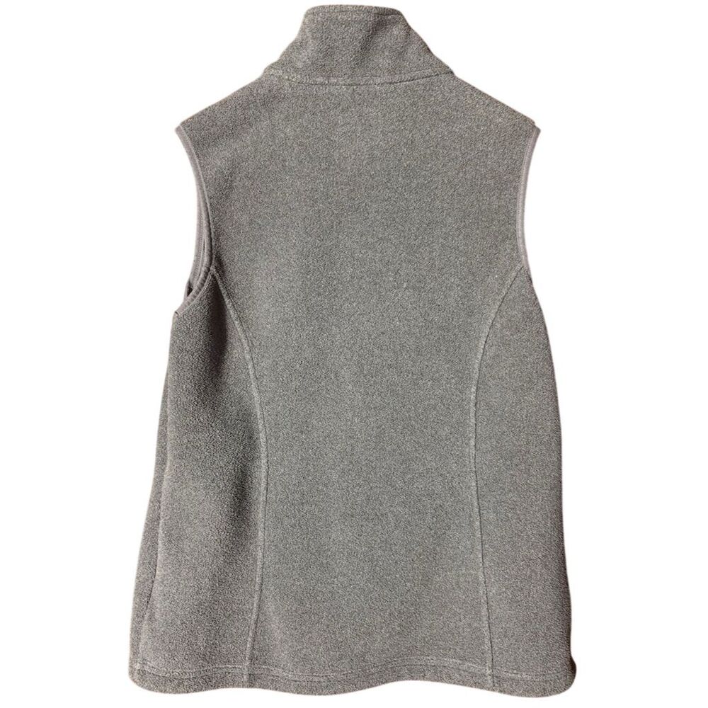 L.L.Bean Women's Fleece Vest Size S Charcoal Gray Casual Sleeveless - Picture 6 of 10